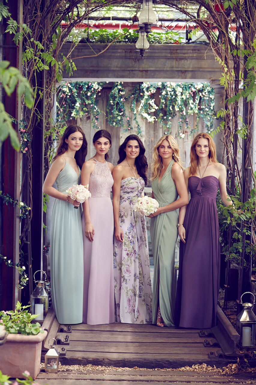 how to do mix and match bridesmaid dresses A Made in Heaven: Six Tips for Choosing Mix-and-Match match in one shoulder