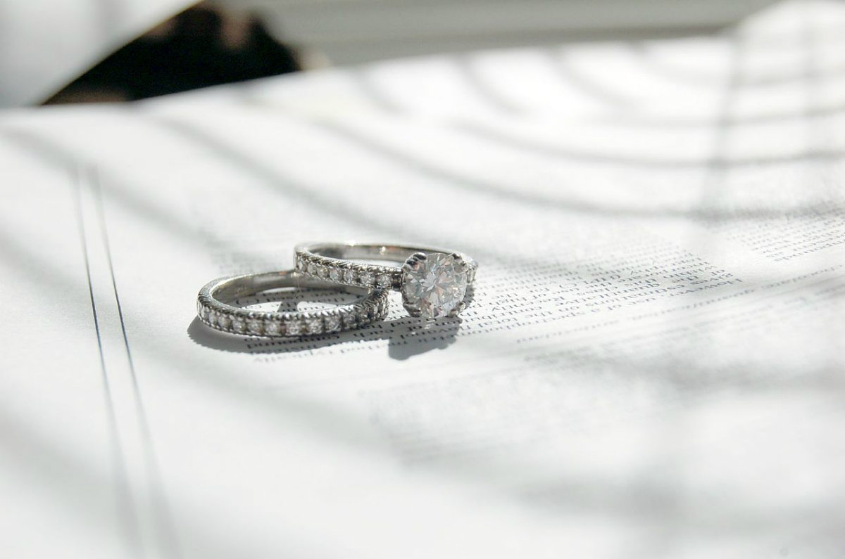 diamond engagement and wedding rings