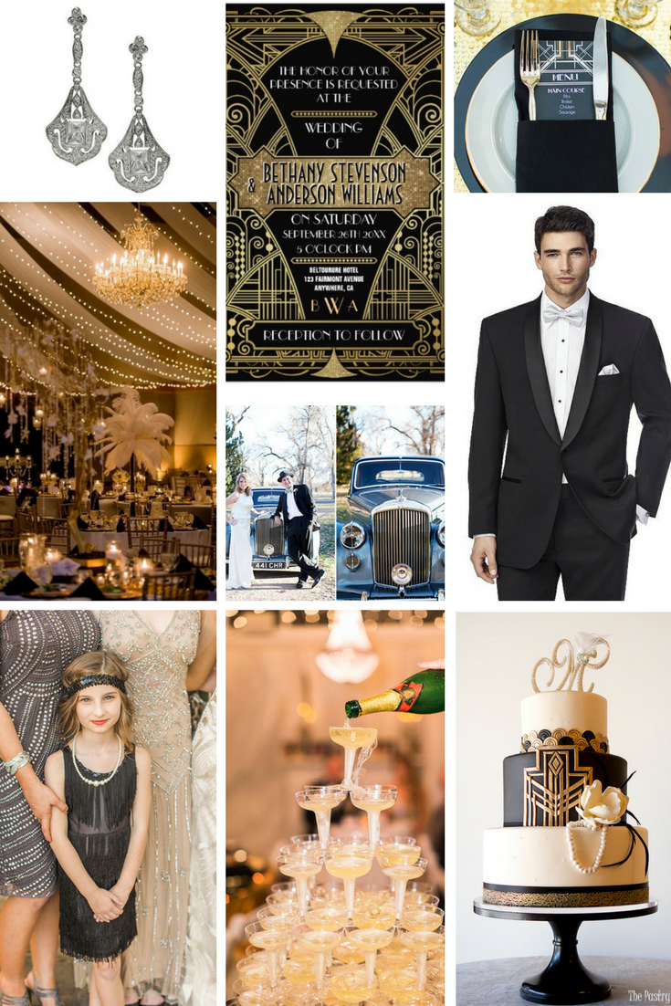 How To Style A Great Gatsby Wedding Theme