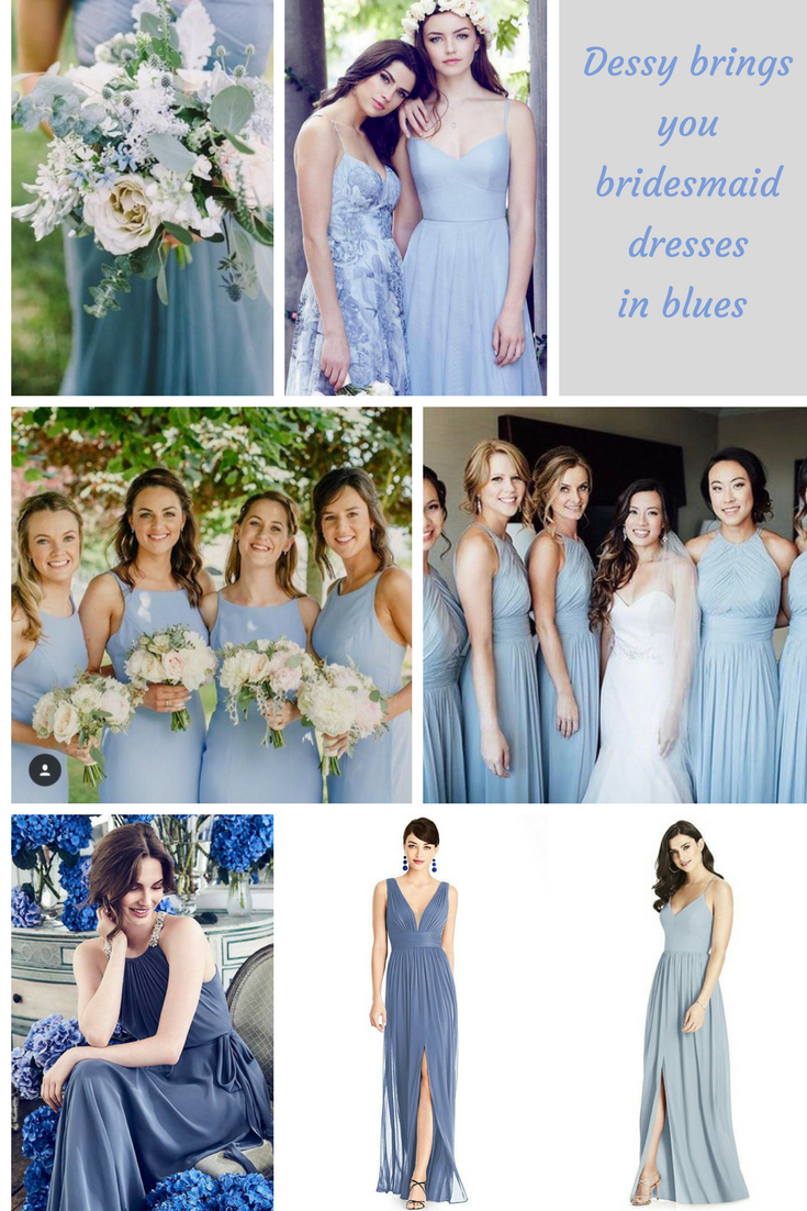 Which blue for your bridesmaids?