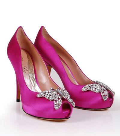 Aruna Seth fuchsia pink shoes