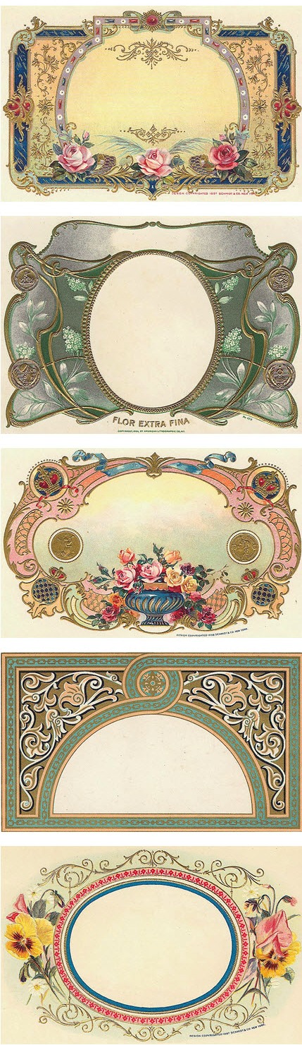 vintage labels for weddings 