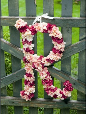 floral alphabet letter