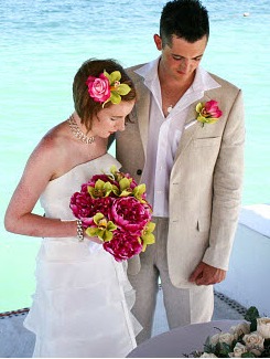 tropical wedding bouquet 