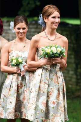 floral bridesmaid dresses 