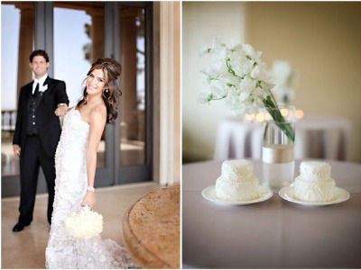 white wedding cupcakes