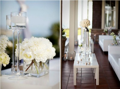 white wedding flowers