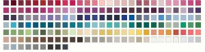Pantone Chiplette colours 
