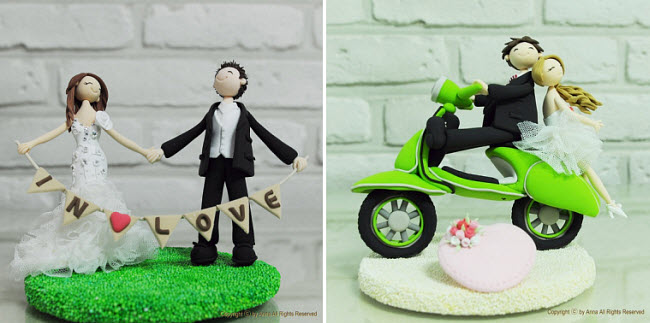Award for Most Unique Wedding Cake Toppers