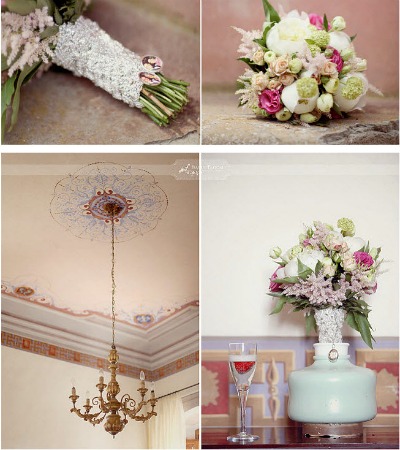 Italian wedding style bouquet 