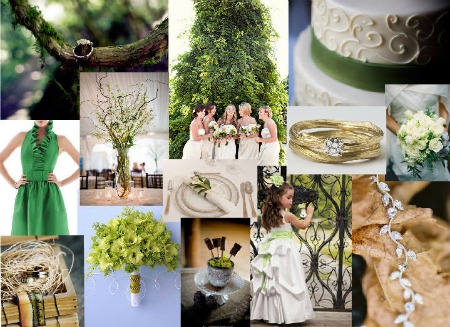 ivy green wedding moodboard 