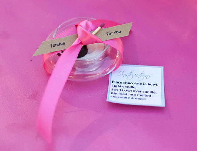 DIY Wedding Favors: Make Your Own Fondue Kit