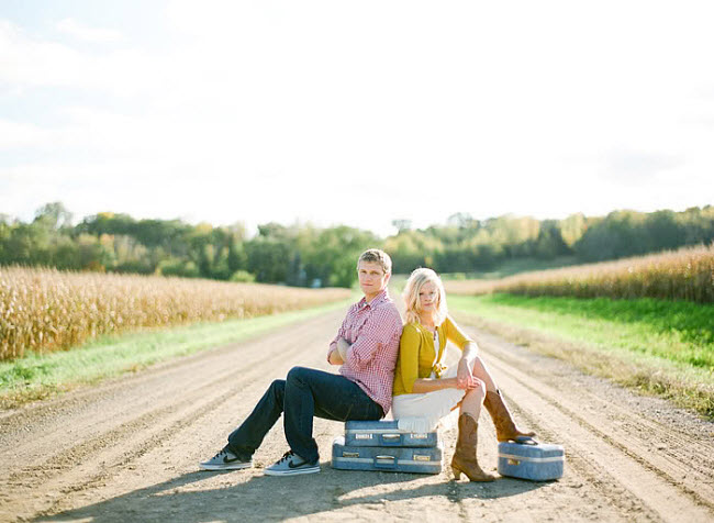 A Traveling Midwestern Girl's Engagement Shoot