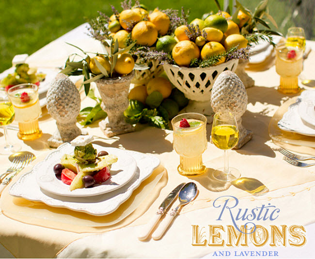 Bridal Shower Theme: Lemons & Lavender