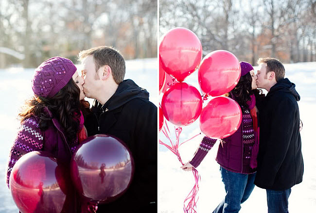 Grab Your Cocoa and Settle In To This Winter Engagement Shoot
