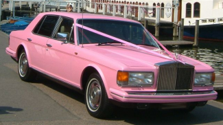 pink rolls royce