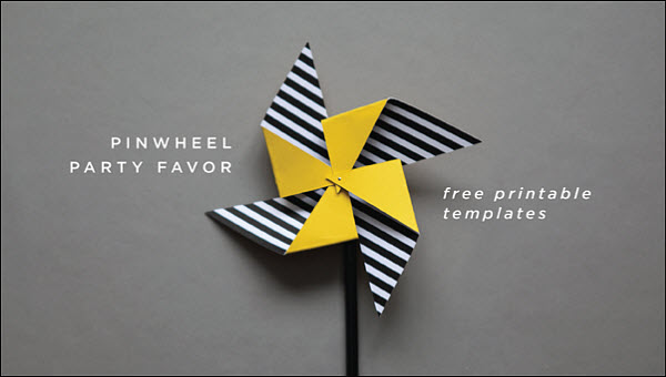 DIY Wedding Favor: Pinwheel Tutorial