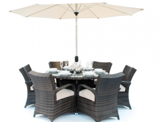 Patio furniture with umbrella 