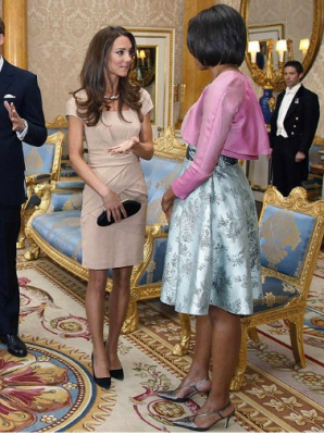 Duchess of Cambridge and Michelle Obama