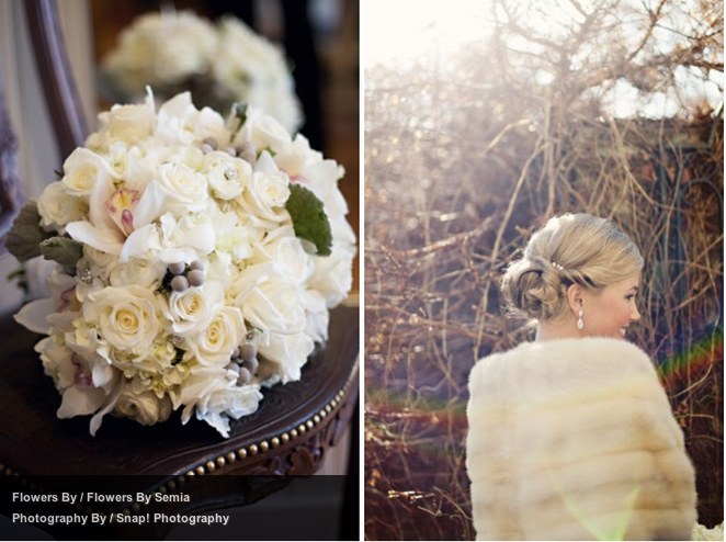 white wedding flowers