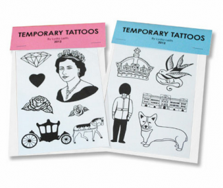 Diamond Jubilee temporary tattoos