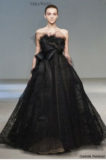 Black Wedding Dress by Vera Wang