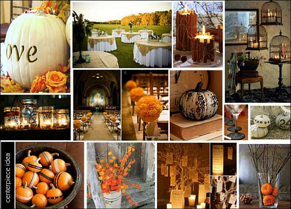 A Slice of Pie and a Fall Inspired Orange Wedding Theme