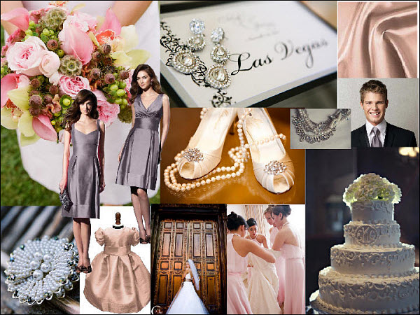 Glam Wedding Inspiration Styleboard