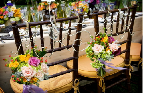 Decorated Chair Backs 