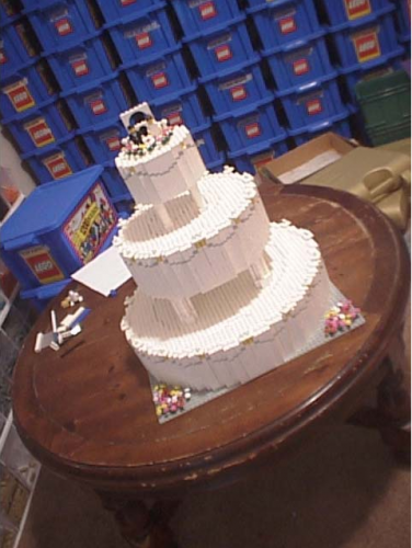Lego wedding cake 