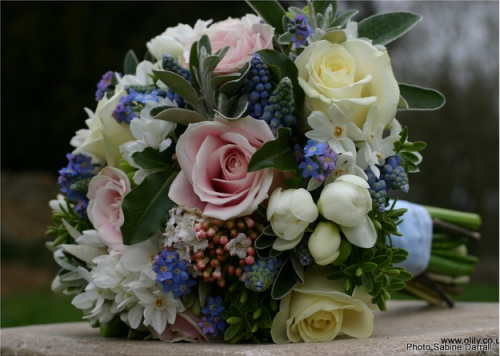 Spring wedding bouquet 