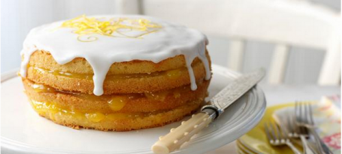 Lemon cake recipe by Delia Smith via BBC Food 