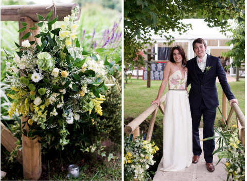 English country garden style wedding 