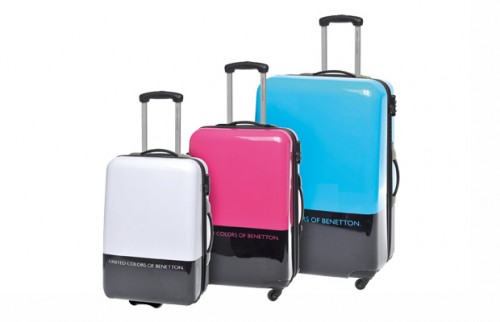 coloured suitcases for hen party weekend 