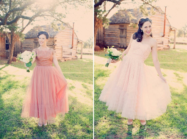 pink and rose bridesmaid dresses