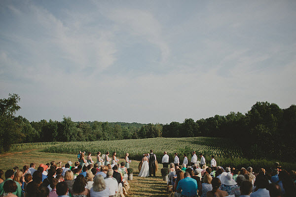 rustic summer wedding 