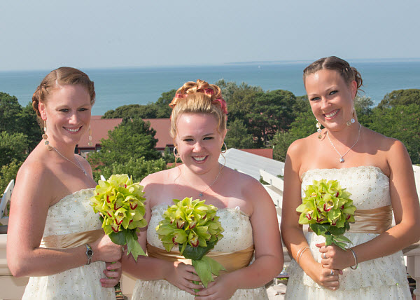 summer wedding bridesmaids
