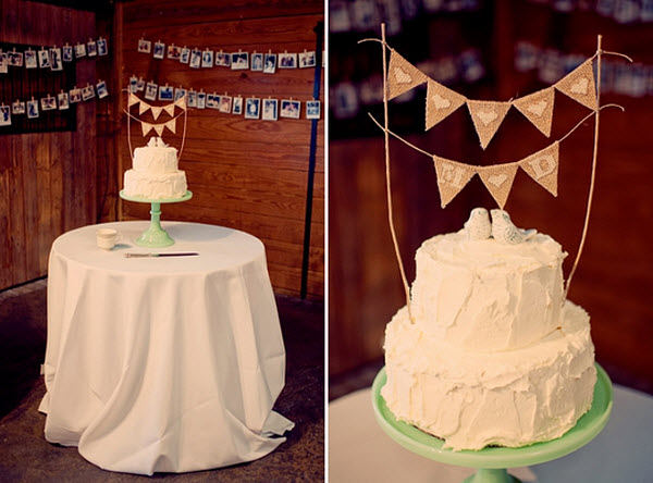 vintage white wedding cake