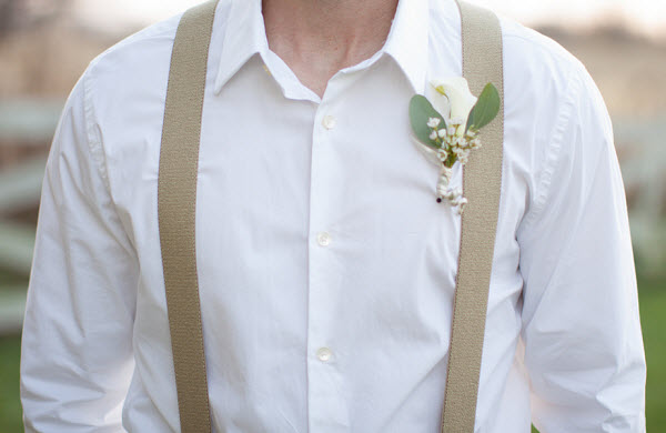 groom with white bout