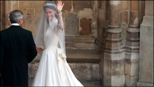 Kate Middleton on her wedding day to Prince William 