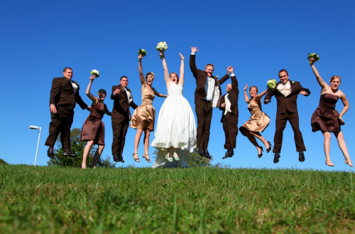 coffee coloured bridesmaid dresses