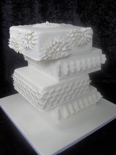 Tiered wedding cakes