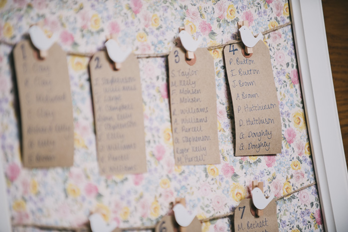 vintage wedding place settings