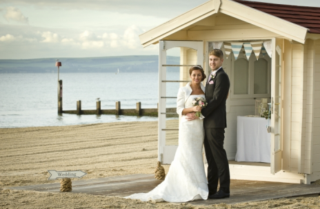 beach hut wedding bournemouth