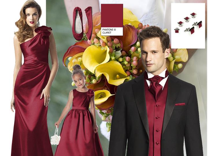 A Claret Fall Wedding Day