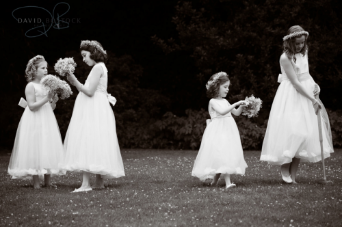 flowergirls at wedding