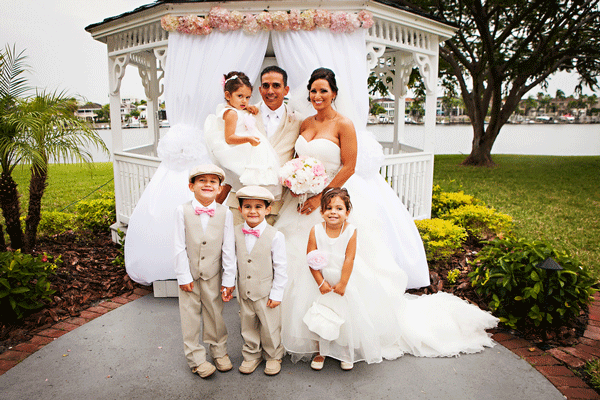 outdoor wedding ceremony