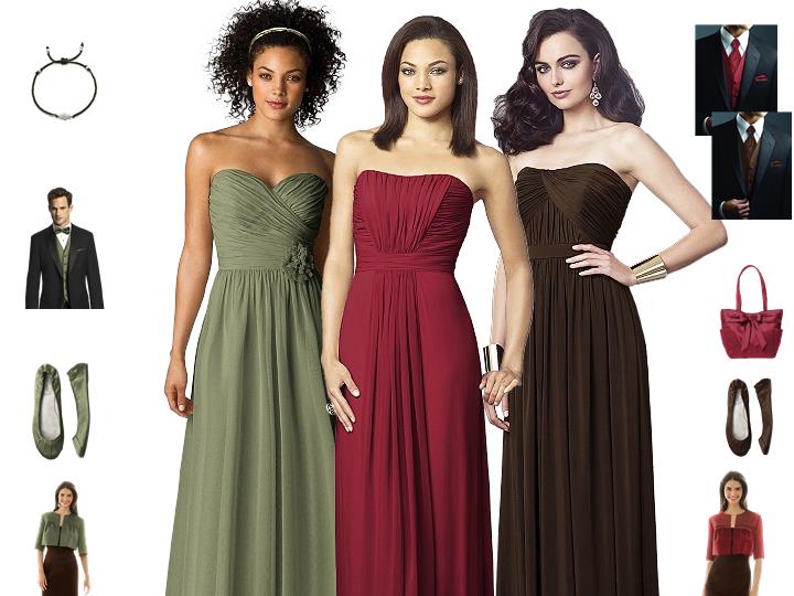 We are in Love with Pantone Moss, Claret and Espresso this Fall!
