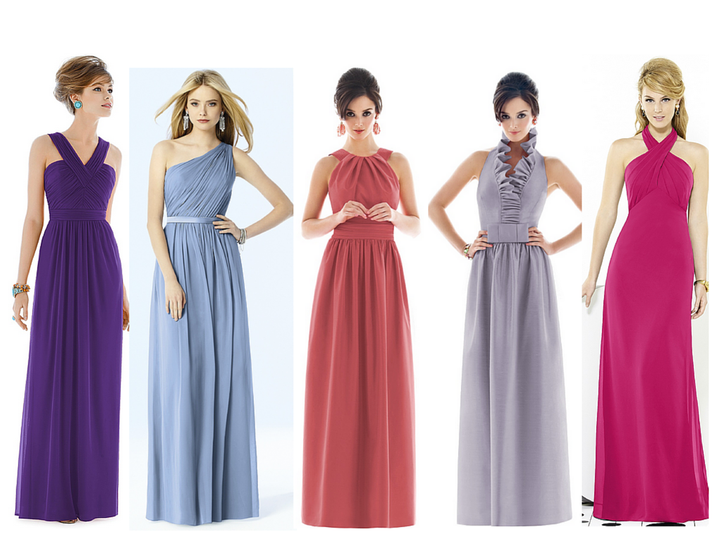 bridesmaid dress for flat chest