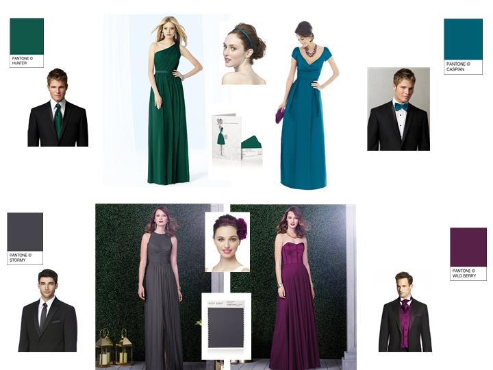 Winter Wedding Colors for Your Bridesmaids!
